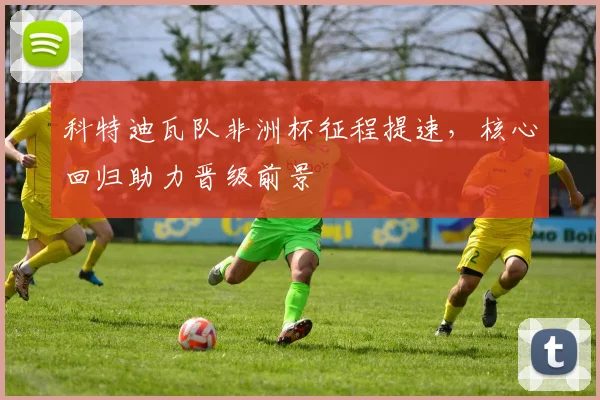 科特迪瓦队非洲杯征程提速，核心回归助力晋级前景
